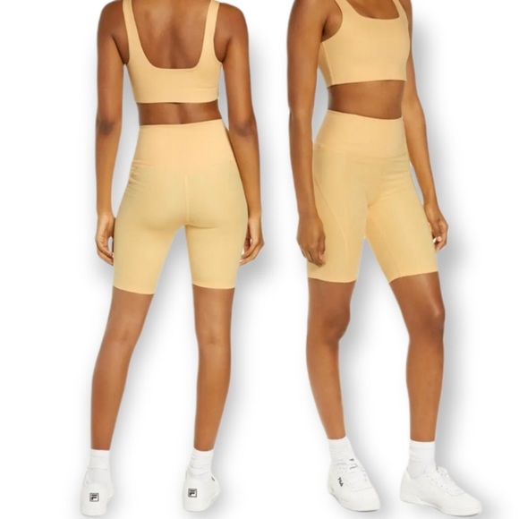 NWOT girlfriend collective bike shorts sunburst small - Picture 2 of 10